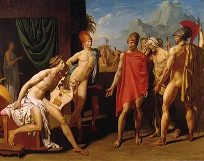 The Ambassadors of Agamemnon in the Tent of Achilles Jean-Auguste-Dominique Ingres
